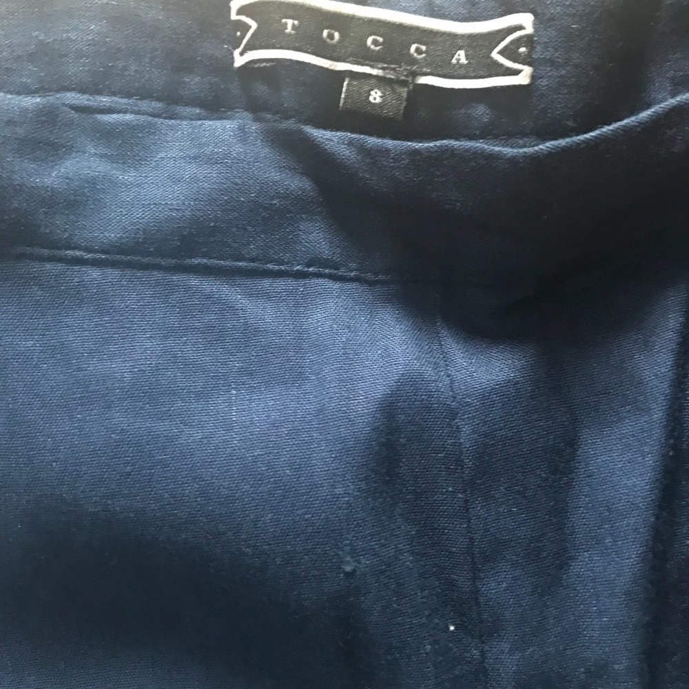 Tocca Linen High-wasted Dress pants